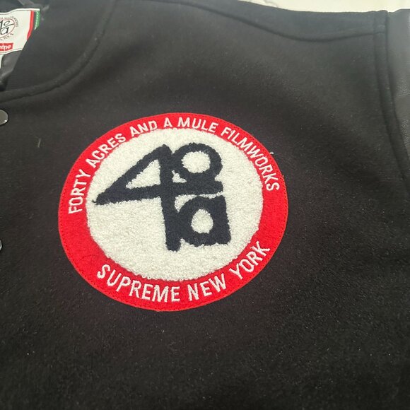 Supreme Embroidered Logo Cardigan Jacket - Picture 2 of 8